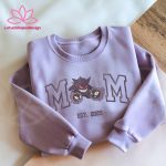 Custom PokaMom Embroidered Shirt, Persionalized Anime Characters Sweatshirt, Anime Mother's Day Gift, Birthday Gift For Mom, Pocket Beast - Image 2
