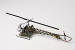 PaperCraft kit H-13 Sioux Bell helicopter 3d paper model crafting kit PDF plans to DIY paper craft template - Image 3