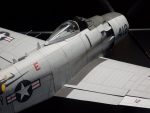 PaperCraft kit A-1 Skyraider aircraft white 3d paper model crafting kit PDF plans to print & DIY paper craft template hobby puzzle decor - Image 4