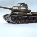 PaperCraft kit IS-2 tank mass produced widespread heavy soviet 3d paper model crafting kit PDF plans to print cut& DIY paper craft template