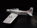 PaperCraft kit A-1 Skyraider aircraft white 3d paper model crafting kit PDF plans to print & DIY paper craft template hobby puzzle decor - Image 2