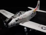 PaperCraft kit A-1 Skyraider aircraft white 3d paper model crafting kit PDF plans to print & DIY paper craft template hobby puzzle decor