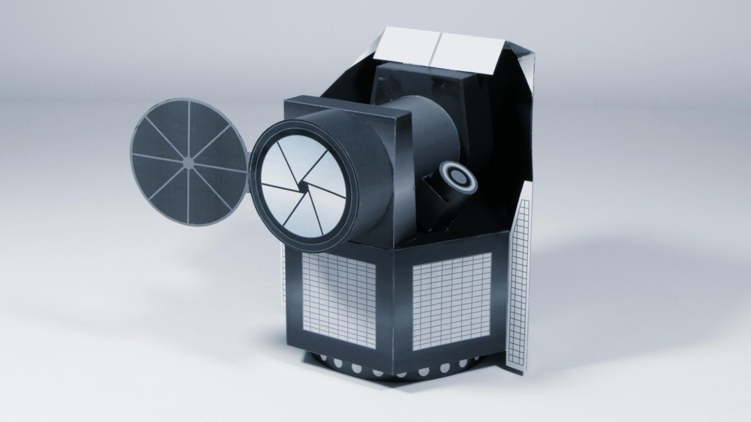 il_fullxfull.7301561300_sfnx.jpg PaperCraft kit CHEOPS CHaracterising ExOPlanets Satellite space telescope 3d paper model crafting kit PDF plans DIY paper craft template - Image 1