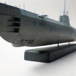 PaperCraft kit Submarine Type XXI U-boat 3d paper model crafting PDF plans DIY template