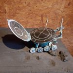 PaperCraft kit Lunar Rover Moonwalker 2 Lunokhod 2 Soviet Union 3d paper model crafting kit PDF plans to print cut& DIY paper craft template - Image 5