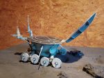 PaperCraft kit Lunar Rover Moonwalker 2 Lunokhod 2 Soviet Union 3d paper model crafting kit PDF plans to print cut& DIY paper craft template - Image 3