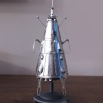 PaperCraft kit space satellite Sputnik 3 Soviet geophysical research science 3d paper model crafting PDF plans DIY template