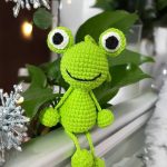 Amigurumi Frog Crochet Pattern, Tiny Toy (PDF Pattern)