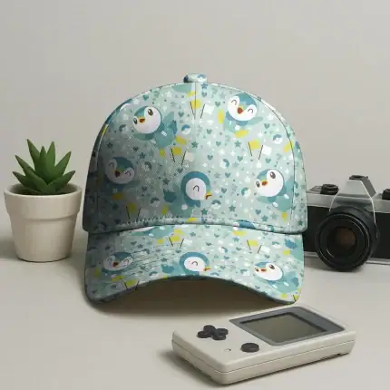 Growlithe Rowlet Baseball Cap, Forest Adventure Kawaii Hat, Cute Animal Pattern Summer Cap, Unisex Baseball Hat, Growlithe Hat Gift - Image 2