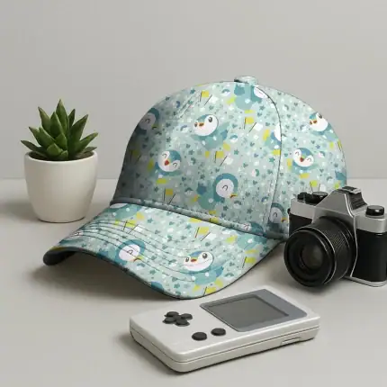 Growlithe Rowlet Baseball Cap, Forest Adventure Kawaii Hat, Cute Animal Pattern Summer Cap, Unisex Baseball Hat, Growlithe Hat Gift - Image 4