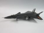 PaperCraft kit Chengdu J-20 Dragon airplane 3d paper model crafting PDF plans DIY template - Image 4