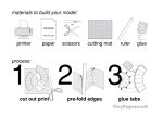 PaperCraft kit Chengdu J-20 Dragon airplane 3d paper model crafting PDF plans DIY template - Image 6