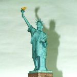 PaperCraft kit Statue of Liberty NY 3d paper model crafting PDF plans DIY template
