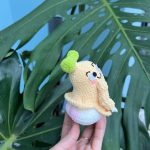 Amigurumi Banana Crochet Pattern, Easy No Sew Plushie (PDF Pattern)