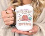 Funny Retirement Knitting Mug Gift Yes I Do Have A Retirement Plan I Plan On Knitting Coffee Cup Yarn Lover Gift For Grandma Mom Coworker - Image 4