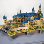 PaperCraft kit Hohenzollern Castle 3d paper model crafting PDF plans DIY template
