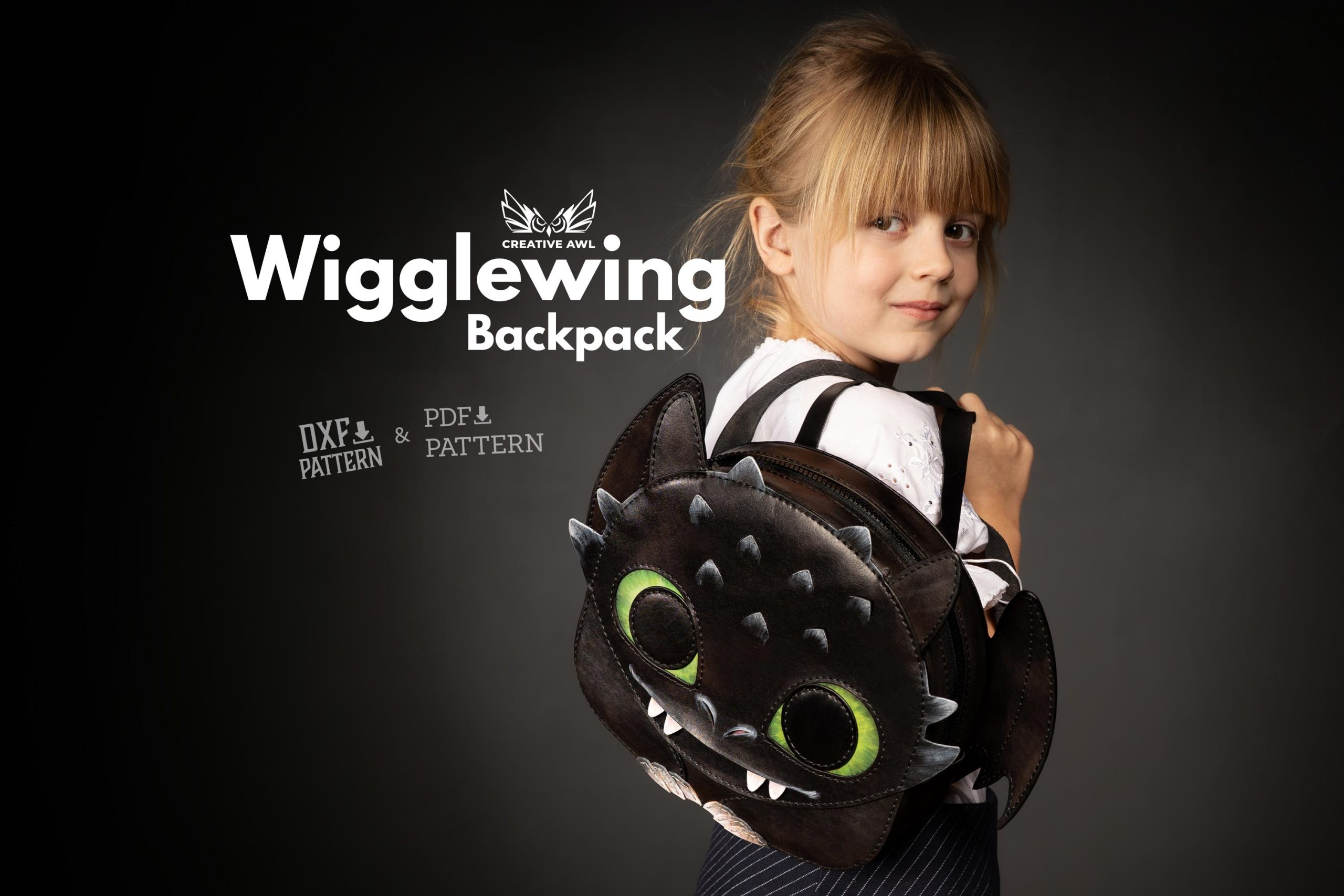 il_fullxfull.7728343096_8v3m.jpg Wigglewig Backpack DIY Leather Pattern (PDF & DXF) - Image 1