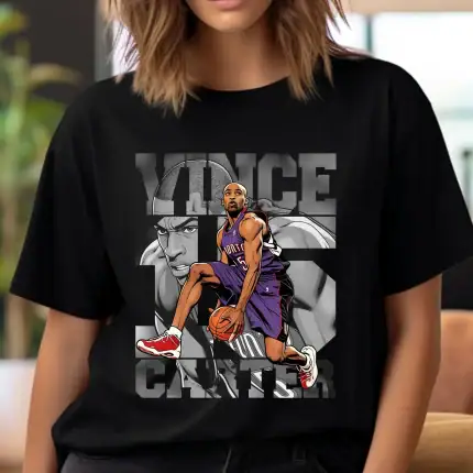 Basketball Player Shirt Design: Vince Carter Comics T-Shirt