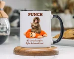 Punch Monkey Mug – Motivational Resilience Gift, Positive Message Mug with Plush Toy Art - Image 5