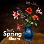 Spring Bloom Pattern (PDF & DXF) Leather DIY