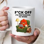 Funny Sweary Mug, Fuck Off I'm Working Coffee Mug, Sarcastic Work Mug, Funny Coworker Gift, Rude Humor Mug, Snarky Coffee Cup - Image 2
