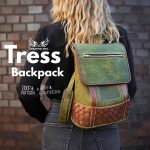 Leather Tress Backpack Pattern: DIY Template (PDF & DXF)