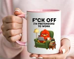 Funny Sweary Mug, Fuck Off I'm Working Coffee Mug, Sarcastic Work Mug, Funny Coworker Gift, Rude Humor Mug, Snarky Coffee Cup - Image 4