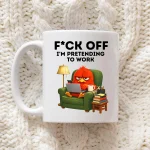 Funny Sweary Mug, Fuck Off I'm Working Coffee Mug, Sarcastic Work Mug, Funny Coworker Gift, Rude Humor Mug, Snarky Coffee Cup - Image 5
