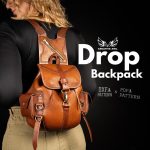 Drop Backpack Leather DIY Pattern PDF & DXF
