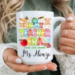 In My Teacher Era Mug Personalized, Custom Teacher Mug, Teacher Appreciation Gift, End of Year Teacher Gift, Teacher Coffee Mug