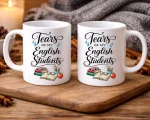 Tears of My English Students Mug, Funny Teacher Gift, High School English Teacher Gift, Teacher Coffee Mug, English Teacher Mug Funny - Image 2