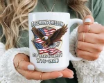 Defending Freedom Mug Patriotic Eagle Coffee Mug, 250 Years of Liberty 1776 2026 Cup, Veteran Gift, American Flag USA Mug