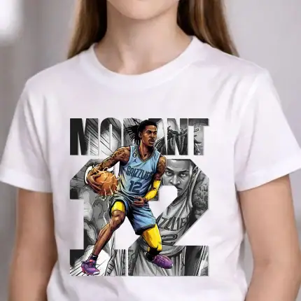 Basketball Player T-Shirt Design: Ja Morant Comics Graphic Shirt - Image 4