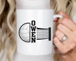 Volleyball Mom Coffee Mug Gift Team Pride Sports Cup Unique Birthday Present For Her Volleyball Lover Gift Idea For Daughter - Image 3