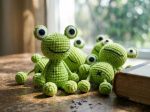 Tiny Frog Crochet Pattern Amigurumi Froggy Bag Charm (PDF Pattern) - Image 7
