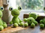Tiny Frog Crochet Pattern Amigurumi Froggy Bag Charm (PDF Pattern) - Image 8