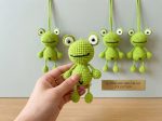Tiny Frog Crochet Pattern Amigurumi Froggy Bag Charm (PDF Pattern) - Image 5