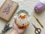 Crochet Duckling Pattern • Amigurumi Keychain Charm Tutorial (PDF Download) - Image 5