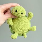 Amigurumi Turtle Crochet Pattern PDF: Easy Beginner Plush Toy (Instant Download)