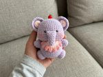 Mini Elephant Crochet Pattern PDF – Amigurumi Safari Nursery Toy Tutorial (PDF Download) - Image 4