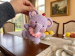 Mini Elephant Crochet Pattern PDF – Amigurumi Safari Nursery Toy Tutorial (PDF Download) - Image 10