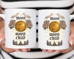 Gothic Moon Child Mug Gift For Witchy Women Celestial Astrology Coffee Cup Spiritual Crystal Lover Birthday Gift For Her Mug - Image 3