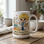Thoughtful Doctor Gift Mug Cute Medical Coffee Cup Healthcare Worker Ceramic Mug Gift For Nurse Physician Appreciation