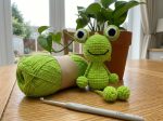 Tiny Frog Crochet Pattern Amigurumi Froggy Bag Charm (PDF Pattern)