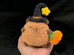 Capybara Crochet Pattern, Witch Amigurumi Tutorial, Halloween Pumpkin PDF - Image 8