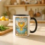Mystic Tarot Ace Of Cups Mug Gift Spiritual Coffee Cup Tarot Card Ceramic Mug Witchy Gift Idea For Astrology Lovers - Image 4