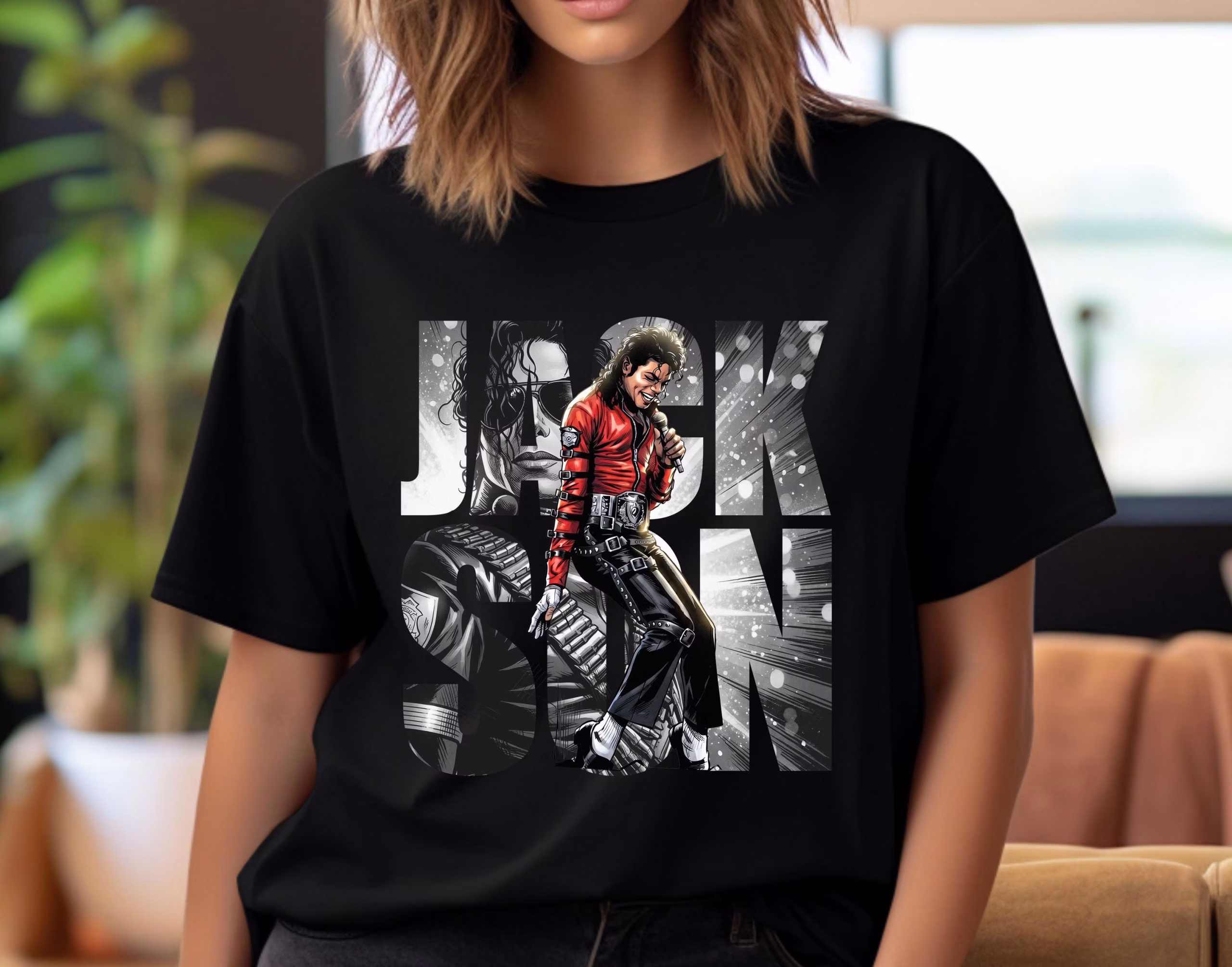 Jackson Comic T-shirt Design