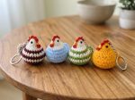 Mini Crochet Chicken Keychain Pattern (PDF Download) | Amigurumi Chick Plush Toy - Image 4