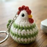 Mini Crochet Chicken Keychain Pattern (PDF Download) | Amigurumi Chick Plush Toy