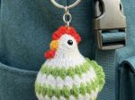Mini Crochet Chicken Keychain Pattern (PDF Download) | Amigurumi Chick Plush Toy - Image 2
